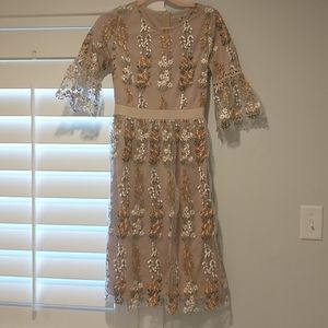 Beautiful midi flower dress